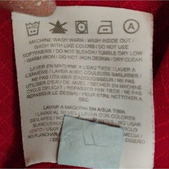 Tiger Woods Red Nike Short Sleeve Polo Shirt size Large Dri-Fit - Picture 13 of 14